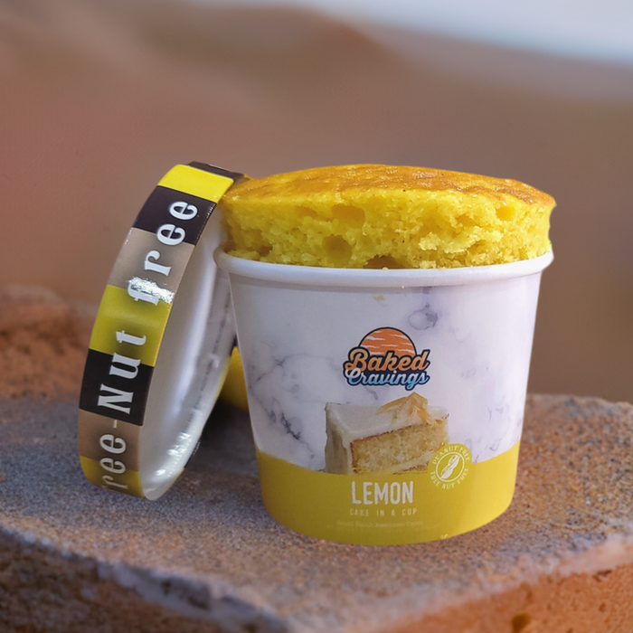 Lemon Cake in a Cup