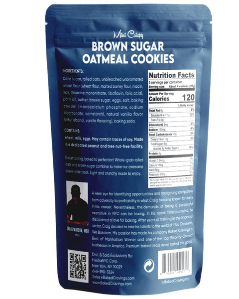 Brown Sugar Oatmeal Cookie Bag 5oz
