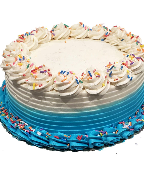 Two-tone Rosette Cake