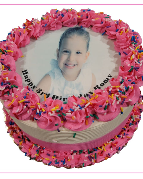 Two-tone Rosette Cake