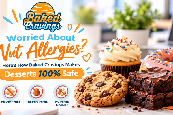 Worried About Nut Allergies? Here’s How Baked Cravings Makes Desserts 100% Safe