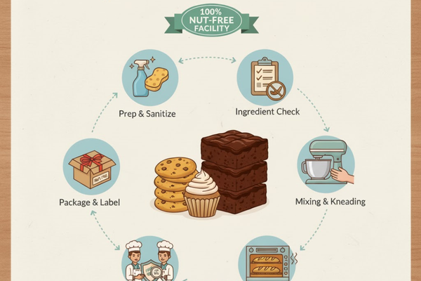 From Dough to Delicious: A Day in Our Nut-Free Kitchen