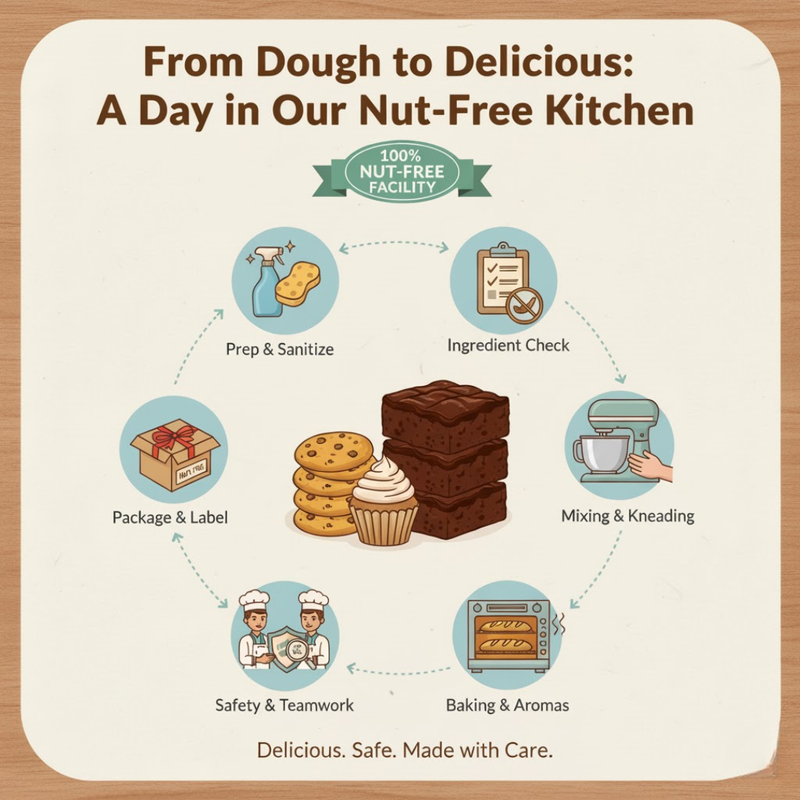 From Dough to Delicious: A Day in Our Nut-Free Kitchen