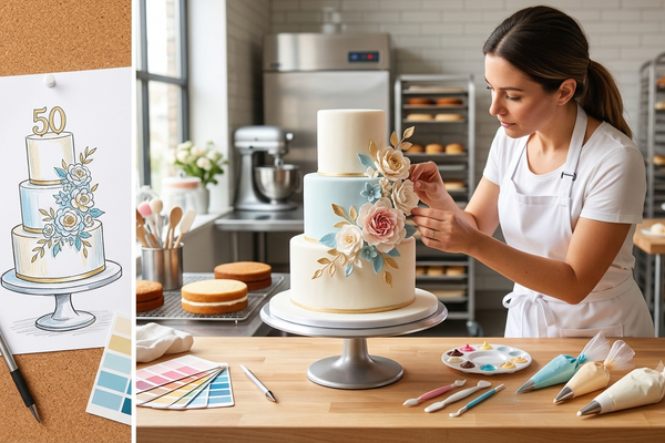 How Custom Cakes Are Designed: From Sketch to Reality