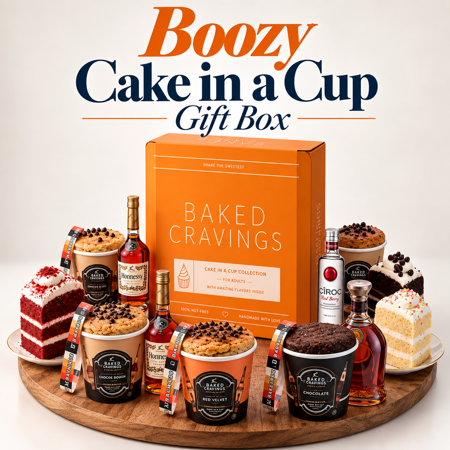 Boozy Cake in a Cup