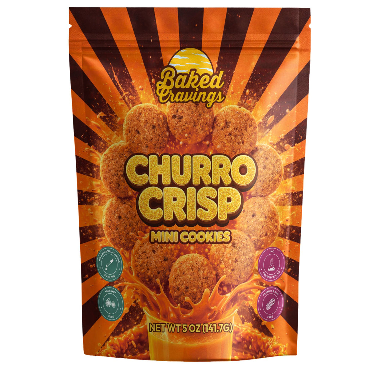 Churro Mini Crisp Cookie Bag 5oz.