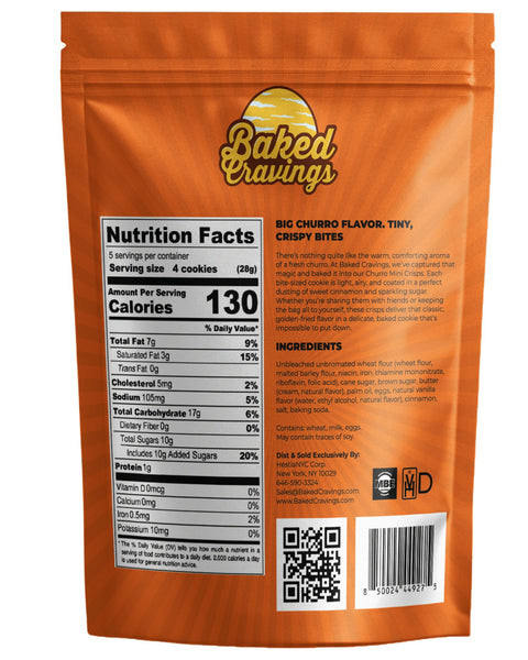 Churro Mini Crisp Cookie Bag 5oz.