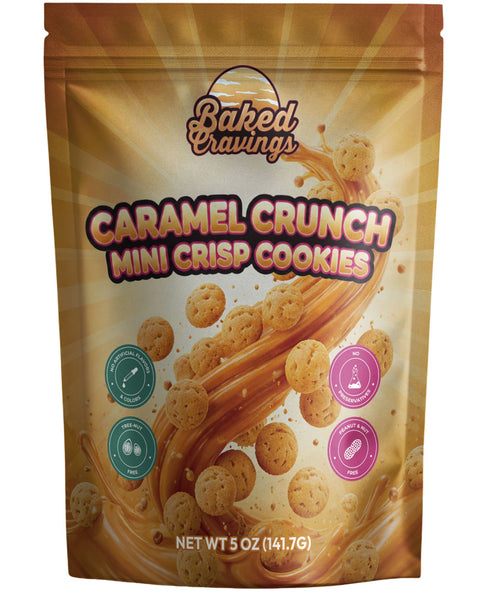 Caramel Crunch Mini Crisp Cookie Bag 5oz.