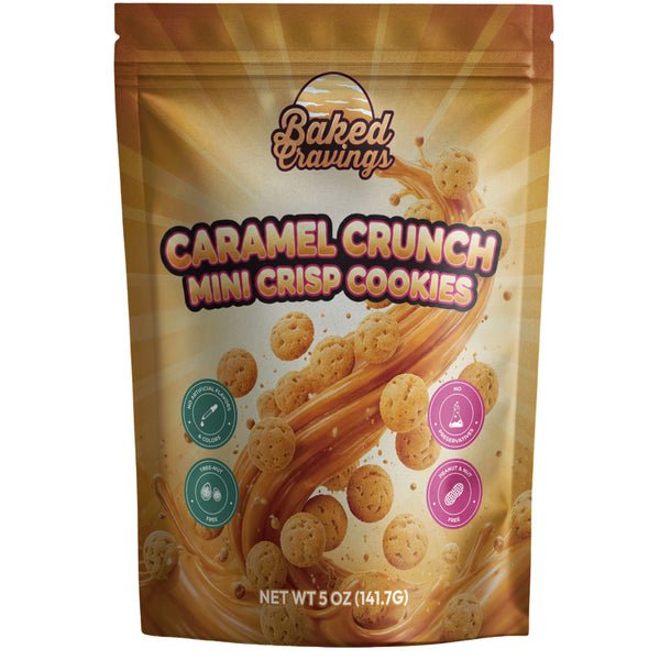 Caramel Crunch Mini Crisp Cookie Bag 5oz.