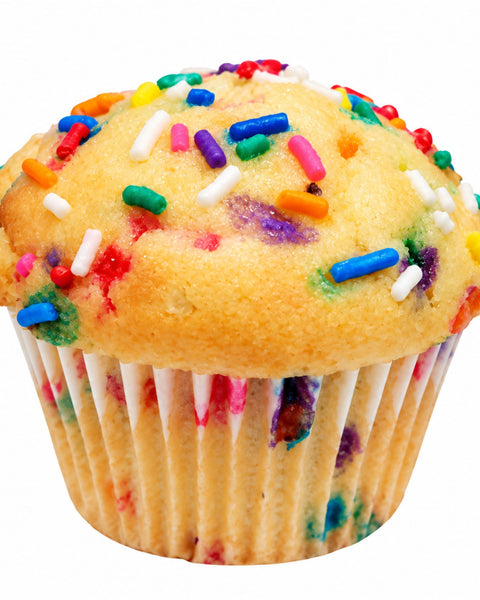 Confetti Bald Cupcakes 1/2 DOZEN