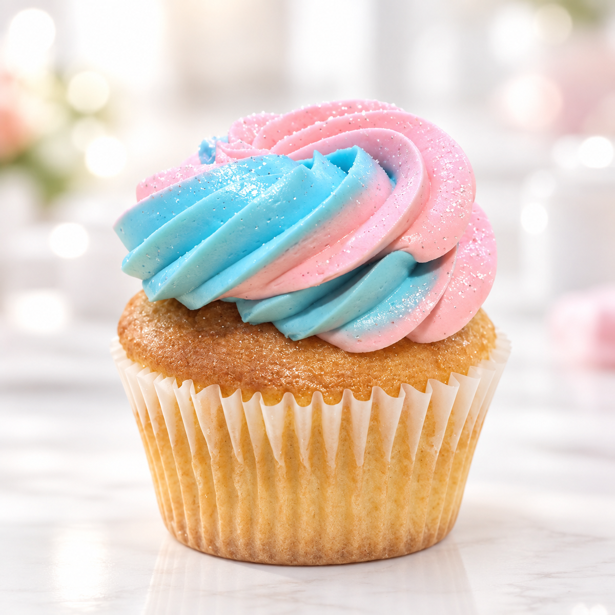 Gender Reveal Cupcakes (6 Cupcakes)