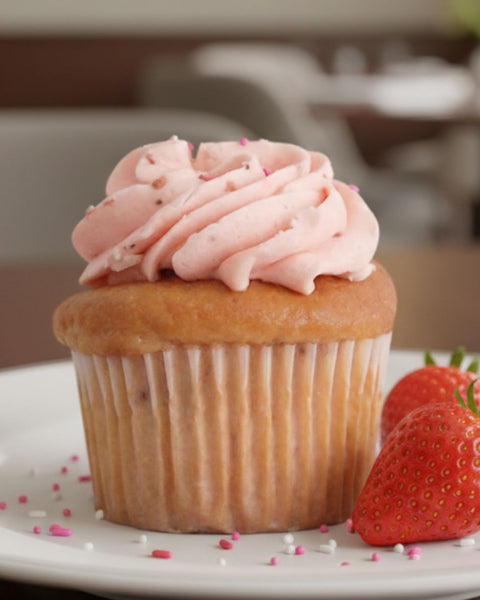 Gluten-Free Strawberry Shortcake Cupcakes