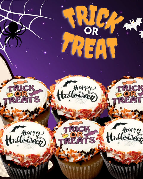 Halloween Photo Cupcakes