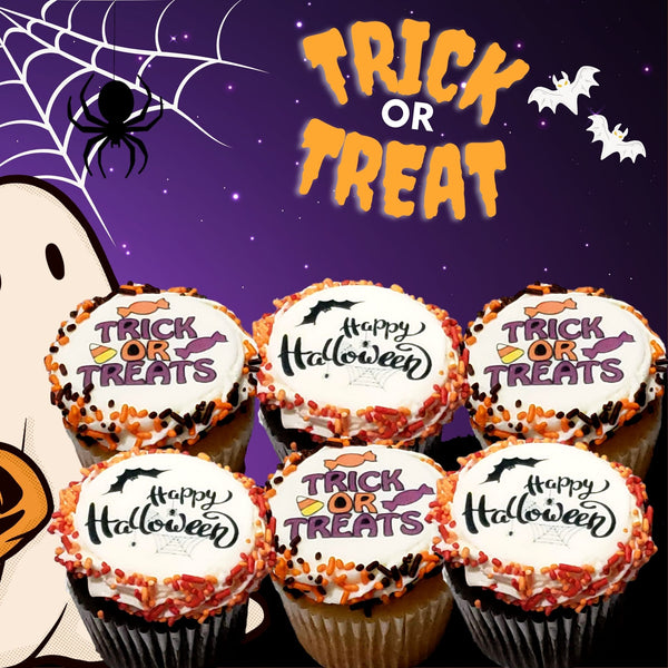 Halloween Photo Cupcakes