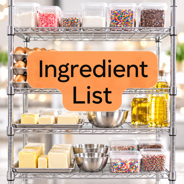 Ingredient list (pdf)