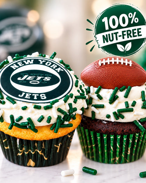 New York Jets Cupcakes (1/2 Dozen)