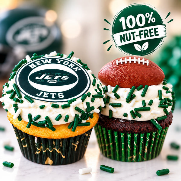 New York Jets Cupcakes (1/2 Dozen)