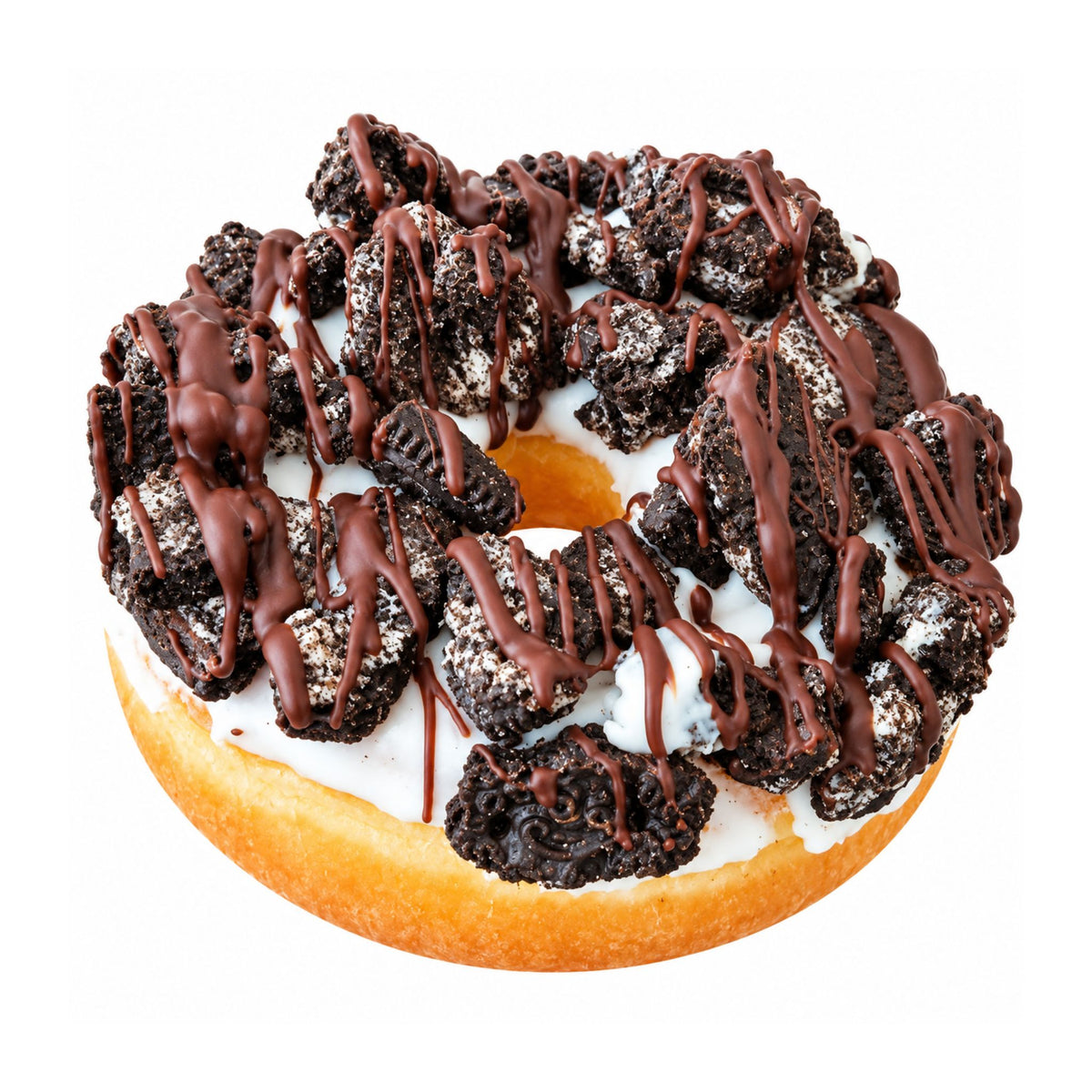 Oreo Drizzled Donut