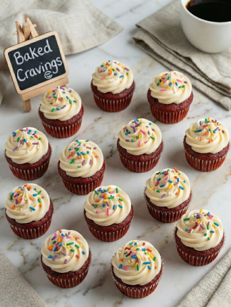 Mini Red Velvet Cupcakes (DOZEN)