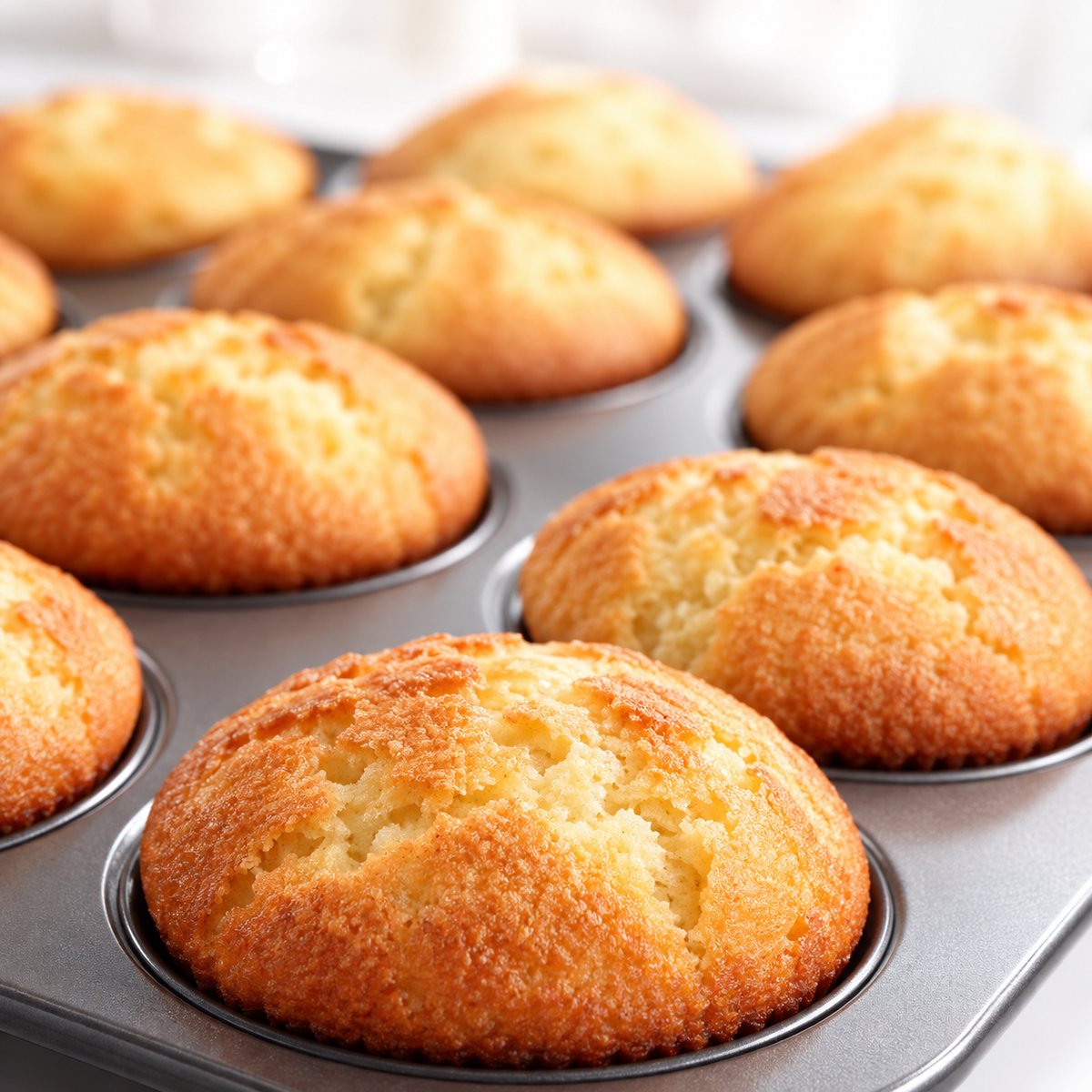 Cupcakes unfrosted 1/2 DOZEN