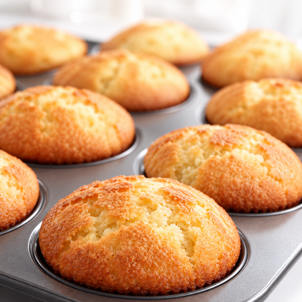 Cupcakes unfrosted 1/2 DOZEN