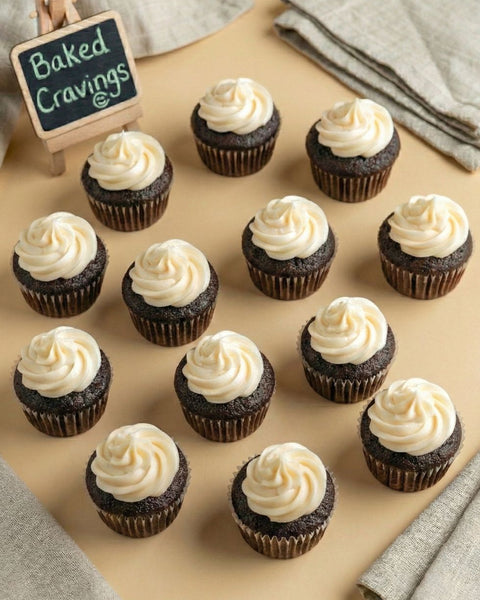 Mini Vegan Chocolate Cupcakes (DOZEN)
