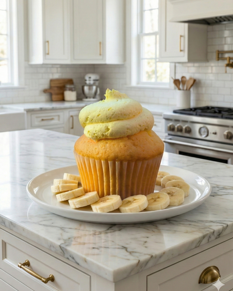 Gluten-Free Banana Cupcake