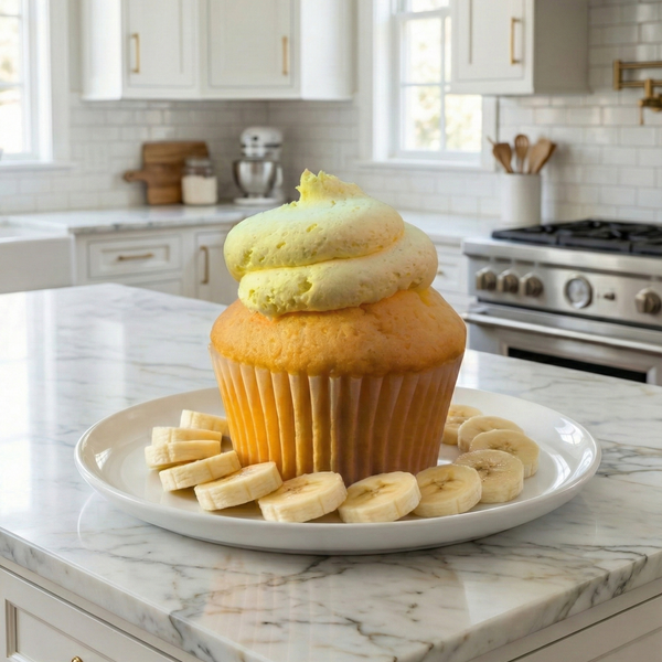 Gluten-Free Banana Cupcake