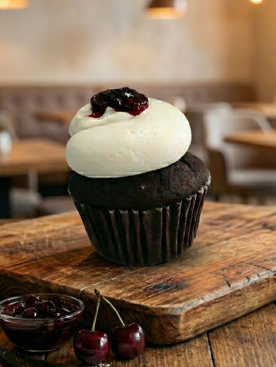Vegan Black Forest Cupcake