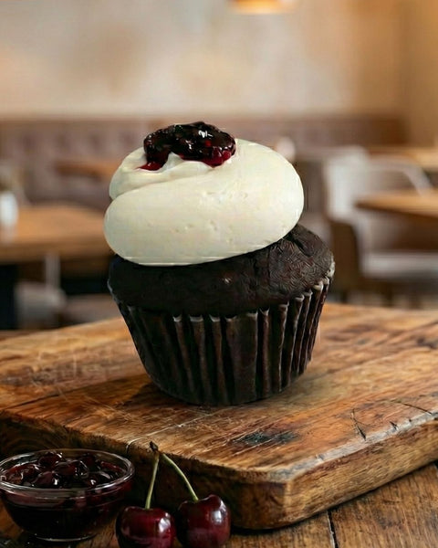Vegan Black Forest Cupcake