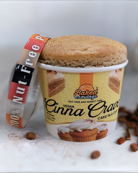 Vegan Cinna Crave Cake in a Cup