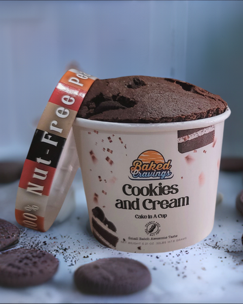 Cookies and Cream Cake in a Cup
