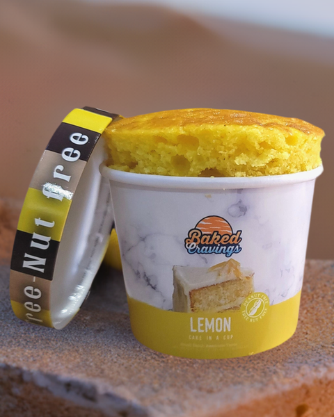 Lemon Cake in a Cup