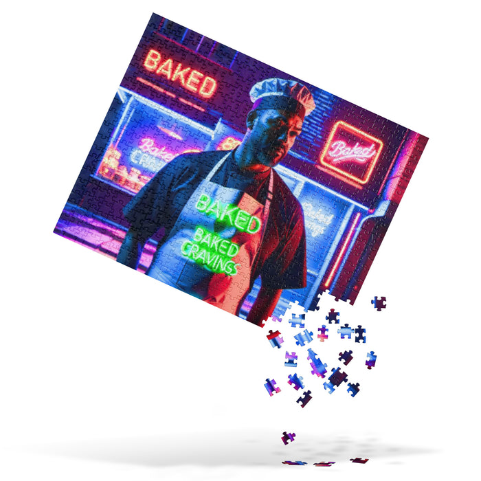 Jigsaw puzzle - Neon Man