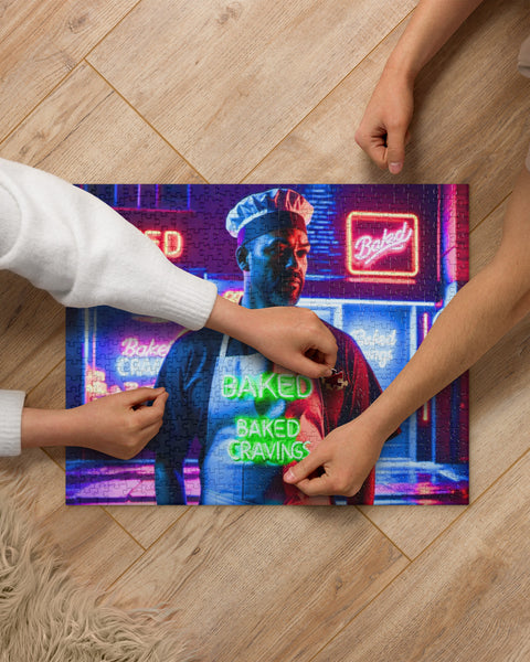 Jigsaw puzzle - Neon Man