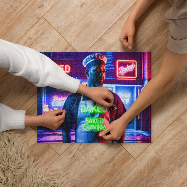 Jigsaw puzzle - Neon Man