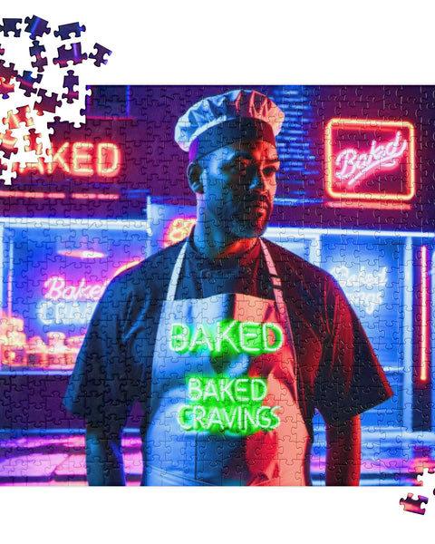 Jigsaw puzzle - Neon Man