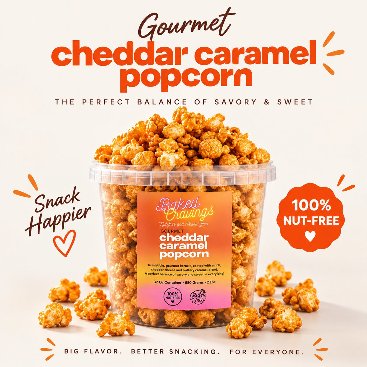 Cheddar Caramel Popcorn