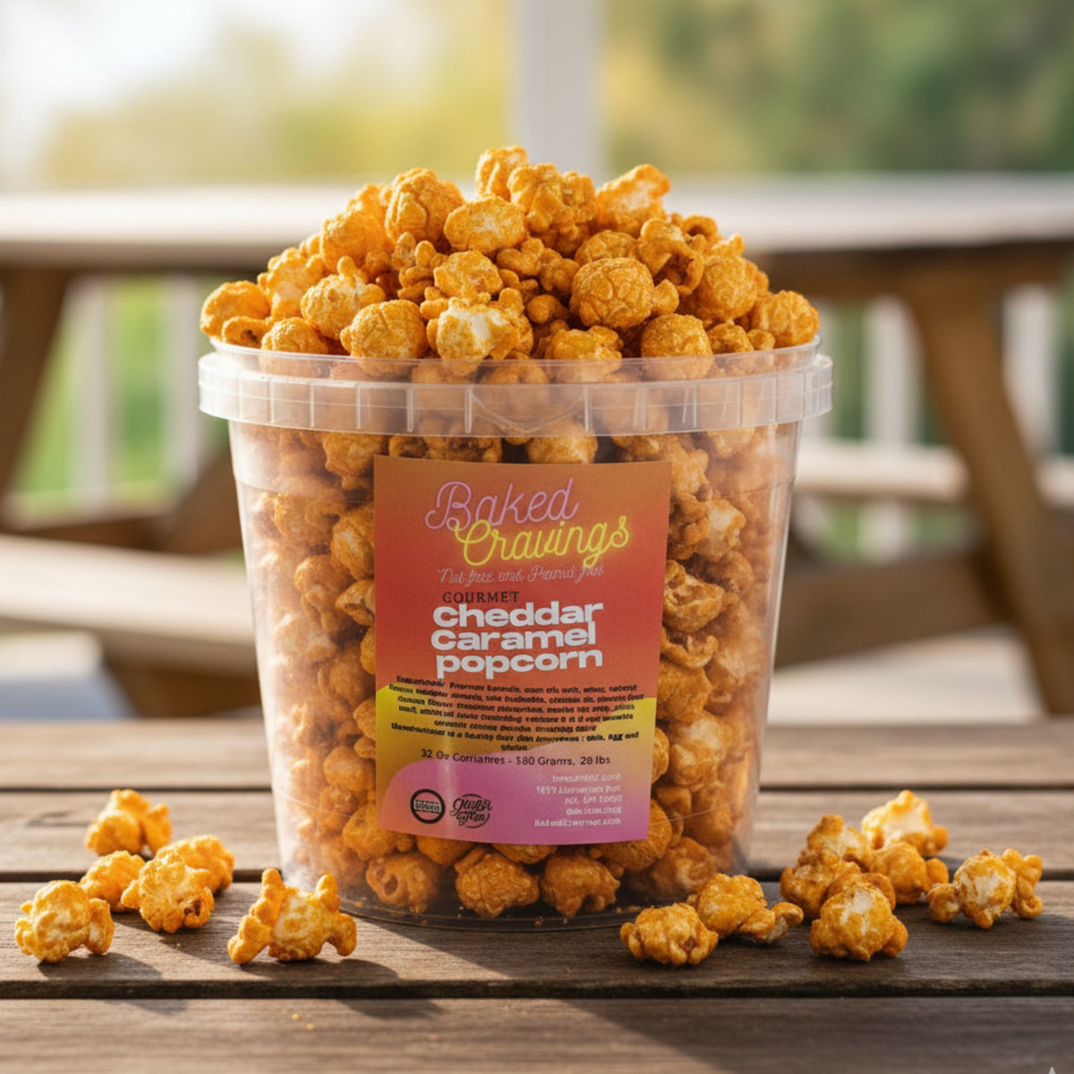 Cheddar Caramel Popcorn