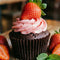 Chocolate Strawberry Cupcake (1/2 Dozen)