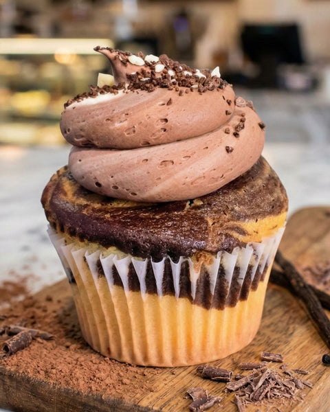 Vanilla Swirl Cupcake