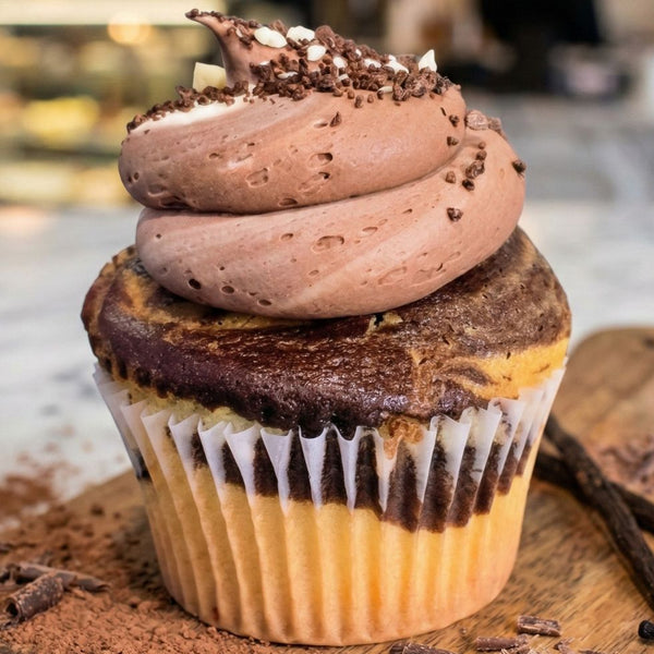 Vanilla Swirl Cupcake