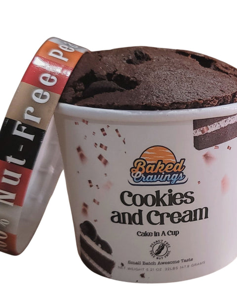 Cookies and Cream Cake in a Cup