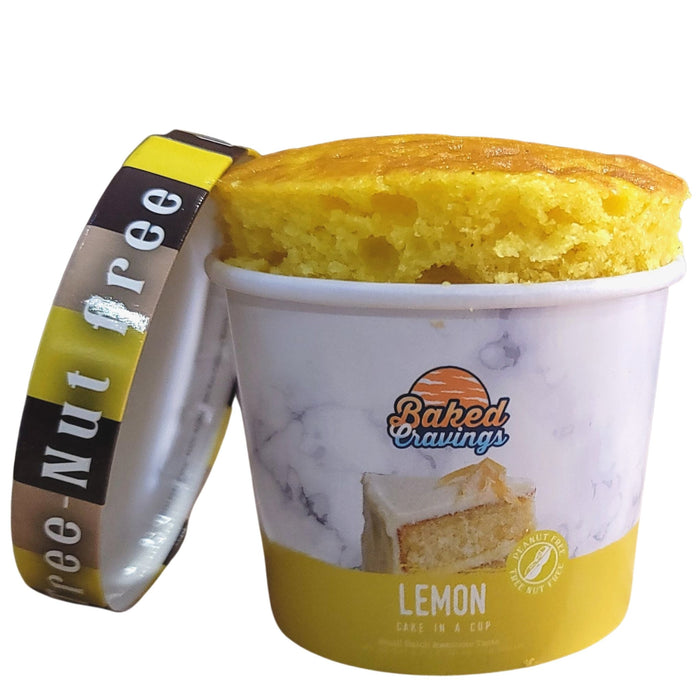 Lemon Cake in a Cup
