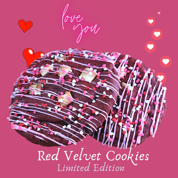 Red Velvet to the Heart Cookies (6 Count)