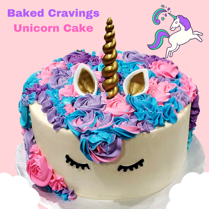 Unicorn Cake - Baked Cravings