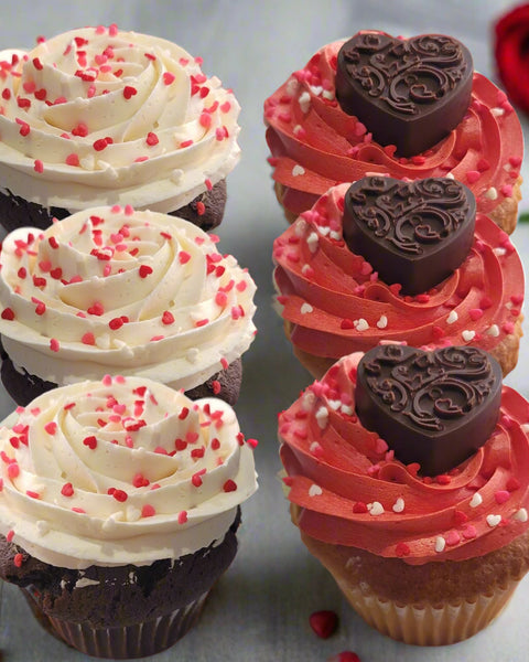 Valentines Day Cupcakes (Half DOZEN)