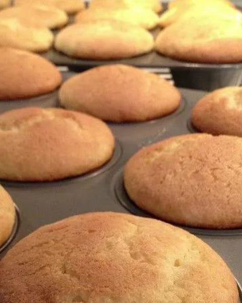 Cupcakes unfrosted 1/2 DOZEN  (ships nationally)