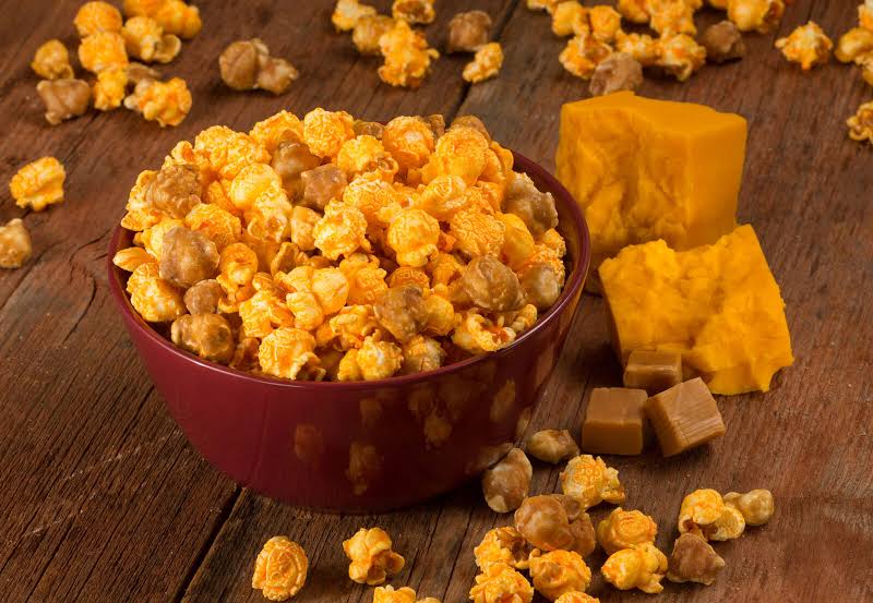 Cheddar Caramel Popcorn