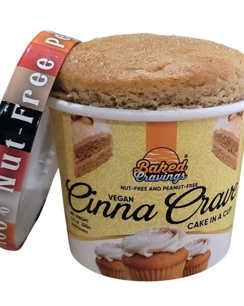 Vegan Cinna Crave Cake in a Cup